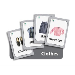 קטגוריה – בגדים (כרטיסי הברקה) | Clothes Flashcards