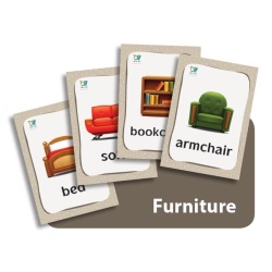 קטגוריה – רהיטים (כרטיסי הברקה) | Furniture Flascards