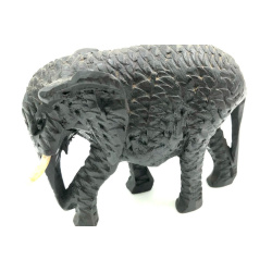 פיל עץ וינטג’ | פסל פיל מעץ | פיל עץ |