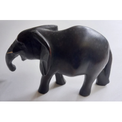פיל עץ | פסלון פיל | פסל פיל וינטג’ |