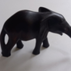 פיל עץ | פסלון פיל | פסל פיל וינטג’ |