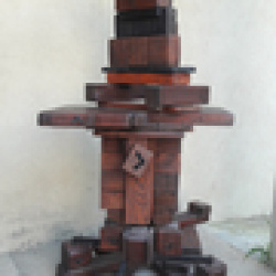 פסל עץ | פסל עץ ממוחזר | פסל מקורי|