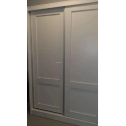 AVIA | ארון הזזה כפרי מעוצב עם 2 דלתות מסגרת 160 ס״מ – 2 דלתות