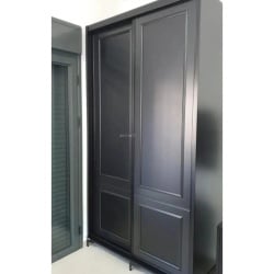 ARYA | ארון הזזה כפרי עם 2 דלתות מסגרת ייחודית 180 ס״מ – 3 דלתות