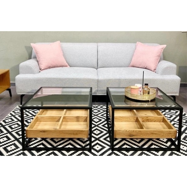 Secret | ספה תלת מושבית בעיצוב נורדי לסלון 2.20 מ׳