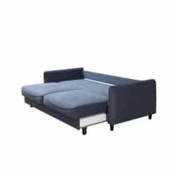 Elegant | ספה תלת מעוצבת שגם נפתחת למיטה אפור כהה – 52
