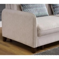 EFES MAX | ספה רחבה נפתחת למיטה בעיצוב מודרני אפור
