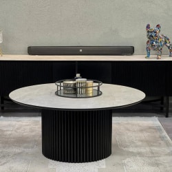 DOME | שולחן סלון עגול הורס בעיצוב אלגנטי ייחודי