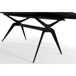 MATRIX | שולחן אוכל קומפקטי בעיצוב אורבני משגע שנפתח לענק עם 4 הגדלות 100/160 ס״מ / 4 הגדלות / פתוח 3.60 מ׳ / אלון טבעי
