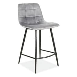MILA | כסא בר בעיצוב מודרני אפור