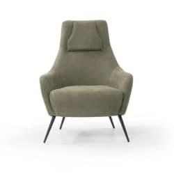 NOVA | כורסא לסלון בעיצוב נורדי מדוייק כחול
