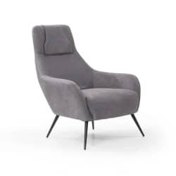 NOVA | כורסא לסלון בעיצוב נורדי מדוייק שחור