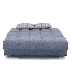 Venezia | ספה דו מושבית קטנה נפתחת למיטה זוגית בז׳ / 140/190 ס״מ