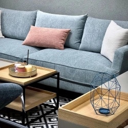 Venezia | ספה תלת מושבית לסלון בעיצוב על זמני 260 ס״מ