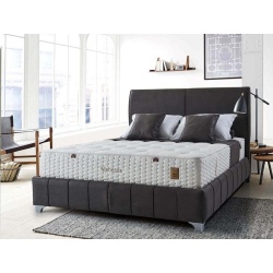 MOTO | מיטה זוגית בעיצוב מודרני עם ארגז מצעים 160/200 ס״מ / אפור כהה
