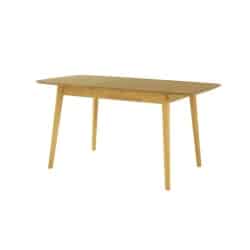 PETRA | שולחן אוכל מלבני בלוק סקנדינבי ייחודי עם הגדלה עץ טבעי / 90/150 ס״מ