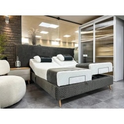 CETO | מיטה מתכווננת מפנקת בעיצוב מודרני ייחודי 180/200 ס”מ / אופוויט