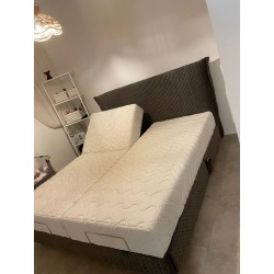 CETO | מיטה מתכווננת מפנקת בעיצוב מודרני ייחודי 180/200 ס”מ / חום