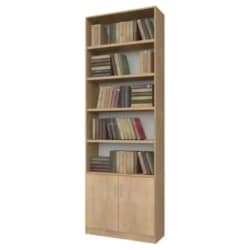איתמר | כוננית ספרים 2 דלתות איכותית מעץ סנדוויץ’ 320 ס״מ – 8 דלתות