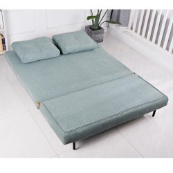 Rest 3 | ספה תלת מושבית נפתחת למיטה עם רגלי עץ אפור
