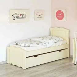 NOA | מיטה מעוצבת לנערות עם ארגז אחסון