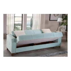 TINA | ספה תלת מושבית נפתחת בעיצוב מודרני חרדל