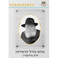 הרבי מלובביץ’ – מסגרת זהב 50-cm-70-x