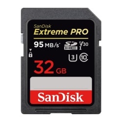 כרטיס זיכרון SanDisk Extreme Pro MicroSDHC / MicroSDXC + Adapter 32GB