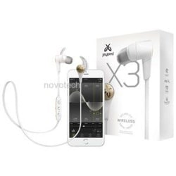 אוזניות JayBird X3 Bluetooth לבן-זהב
