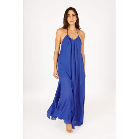 תחפושת דרדסית – שמלה גב חשוף כחולה
