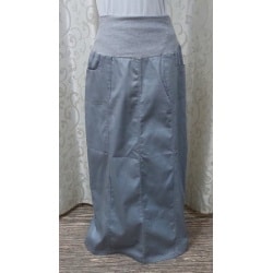 חצאית סאטן ארוכה (מתאימה להריון)