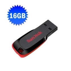 זיכרון נייד SanDisk Cruzer Blade USB Flash Drive בנפח 16 ג’יגה