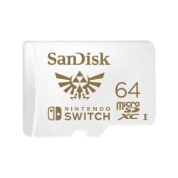 כרטיס זיכרון SanDisk Nintendo Cobranded microSDXC SQXAT SDSQXAT-064G-GNCZN 64GB