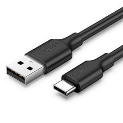 UGREEN USB-A 2.0 to USB-C Cable Nickel Plating 1.5m (Black)