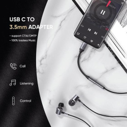 USB C to 3.5mm Jack Audio Cabl מתאם