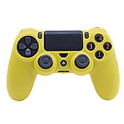 מגן סיליקון לשלט ה – PS4 בצבע צהוב