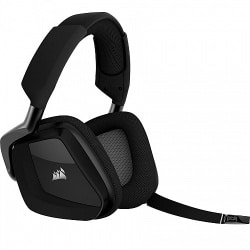 אוזניות לגיימרים Corsair VOID RGB ELITE Wireless Premium 7.1 Surround – צבע שחור