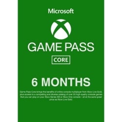 Xbox – קוד Xbox Game Pass Core – מנוי למשך 6 חודשים