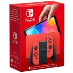 קונסולת ניידת נינטנדו סוויץ’ אולד | Nintendo Switch דגם OLED אדום מהדורת Mario Red חודשים אחריות היבואן הרשמי