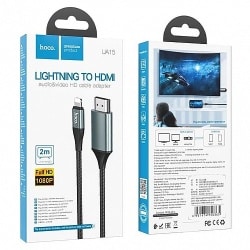 hoco | כבל מתאם חיבור Lightning לחיבור HDMI דגם UA15