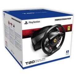 הגה מרוצים עם דוושות Thrustmaster T80 Ferrari 488 GTB Edition PS4/PS5/PC