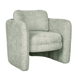 GALA | כורסא מושלמת לסלון בעיצוב מעוגל ירוק