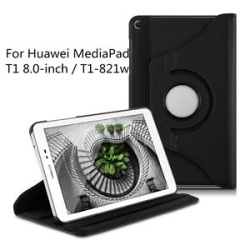 נרתיק 360 איכותי בצבע שחור ל-huawei mediapad t1 8.0