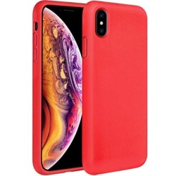 כיסוי miracase silicone בצבע אדום לאייפון xs max