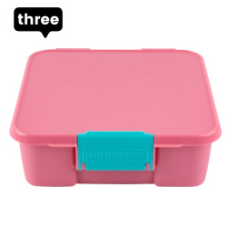 Little Lunch Box – קופסת בנטו מחולקת 3 תאים – Strawberry