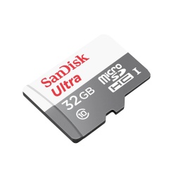 כרטיס זיכרון ultra microsdxc של חברת sandisk בנפח 32gb מהירות class 10