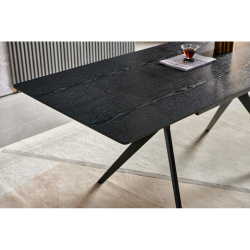 SOYA | שולחן אוכל מלבני קטן נפתח בעיצוב מודרני 80/120 ס״מ / אלון טבעי