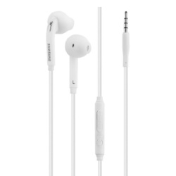 אוזניות סמסונג in-ear דגם headset מבית סמסונג בצבע לבן