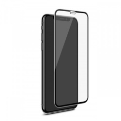 מגן מסך זכוכית מלא איכותי במיוחד לאייפון 12 פרו מקס בצבע שחור