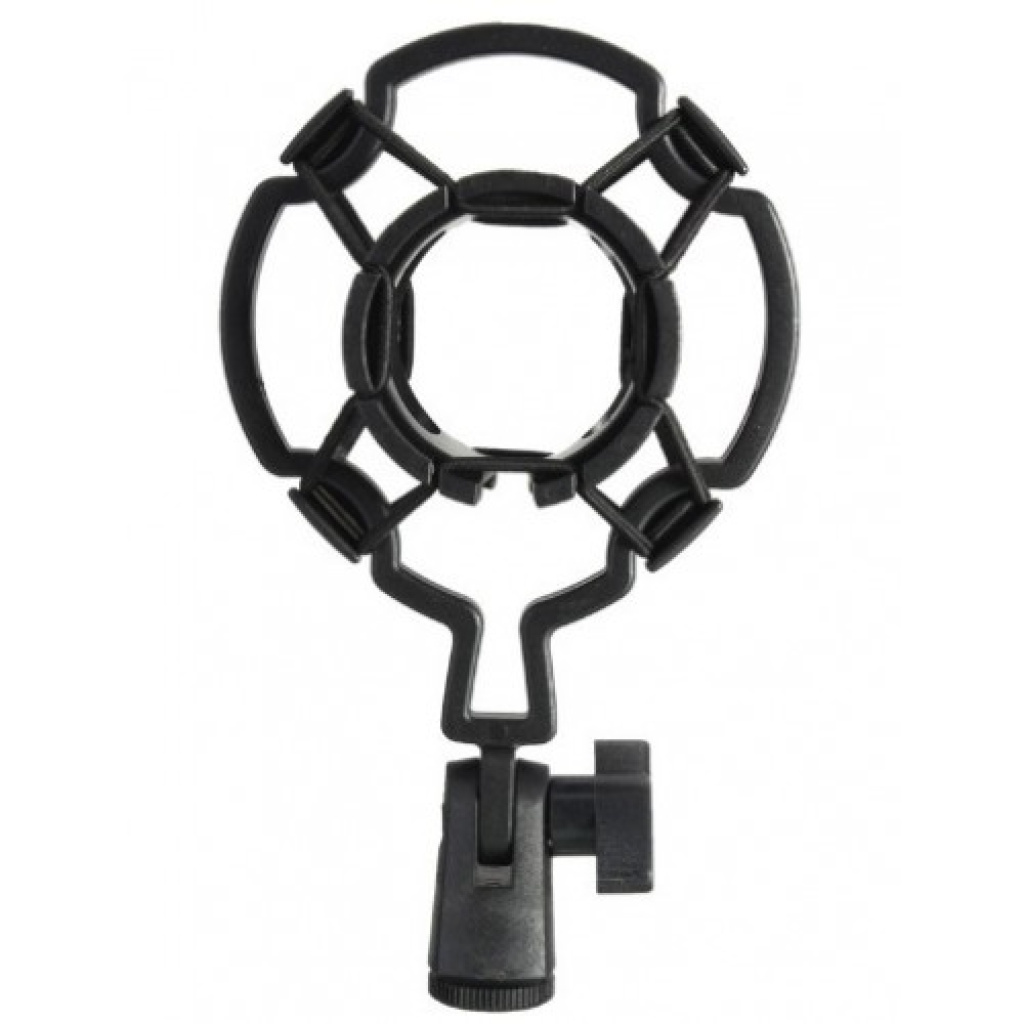 בולם זעזועים אוניברסלי למיקרופון אולפני – Spider Microphone Shock Mount Holder Shockproof Mic Stand Clip Clamp